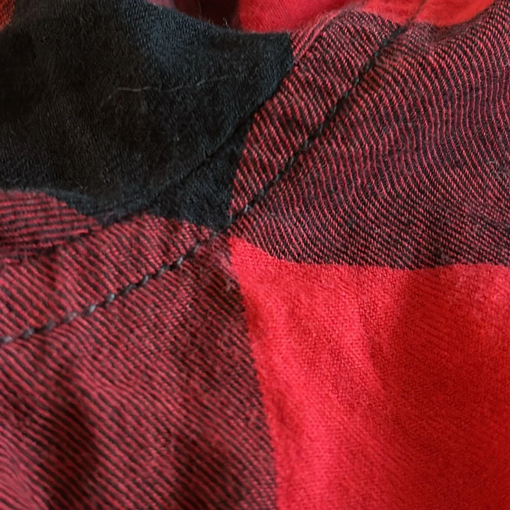 Red and Black Flannel Bodysuit 3-6M BABY GAP BUFFALO PLAID FLANNEL SHIRT